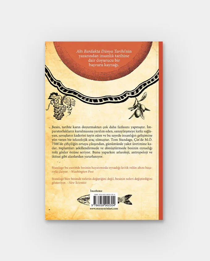 İnsanlığın Yeme Tarihi arka kapak
