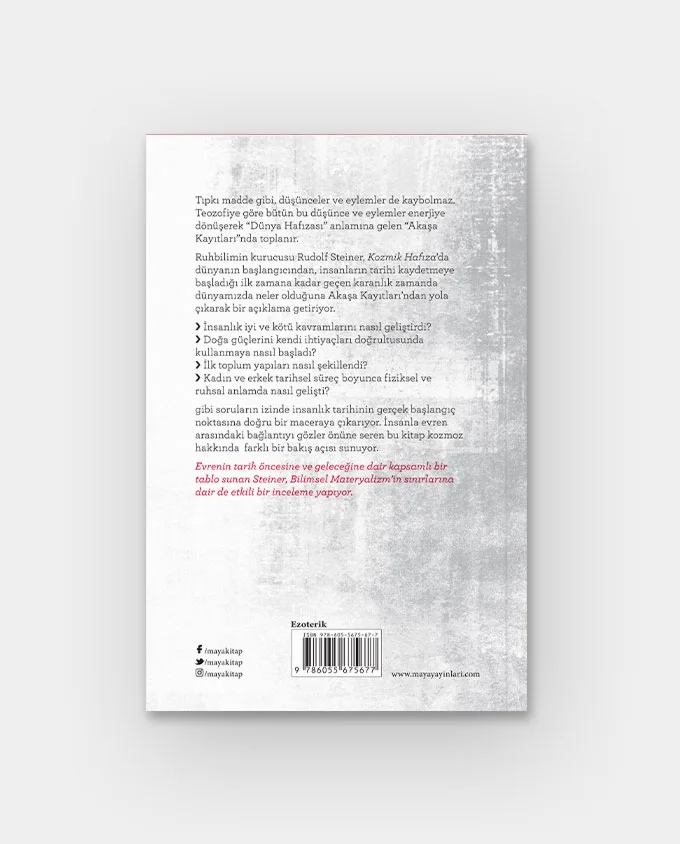 Kozmik Hafıza arka kapak